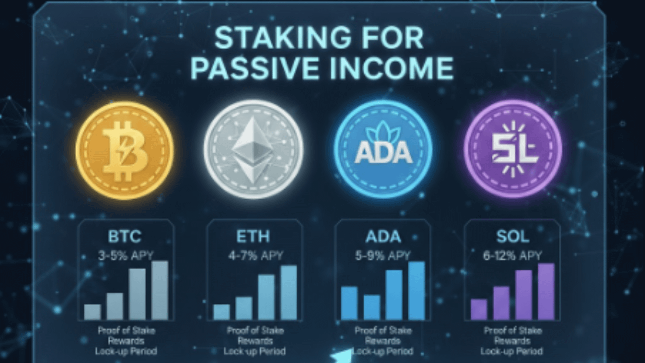 Top 5 High-Yield Crypto Staking Coins for Passive Income in 2026