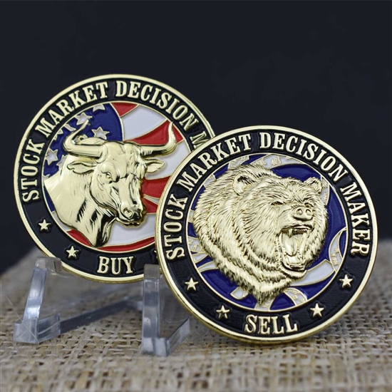 stock market coins