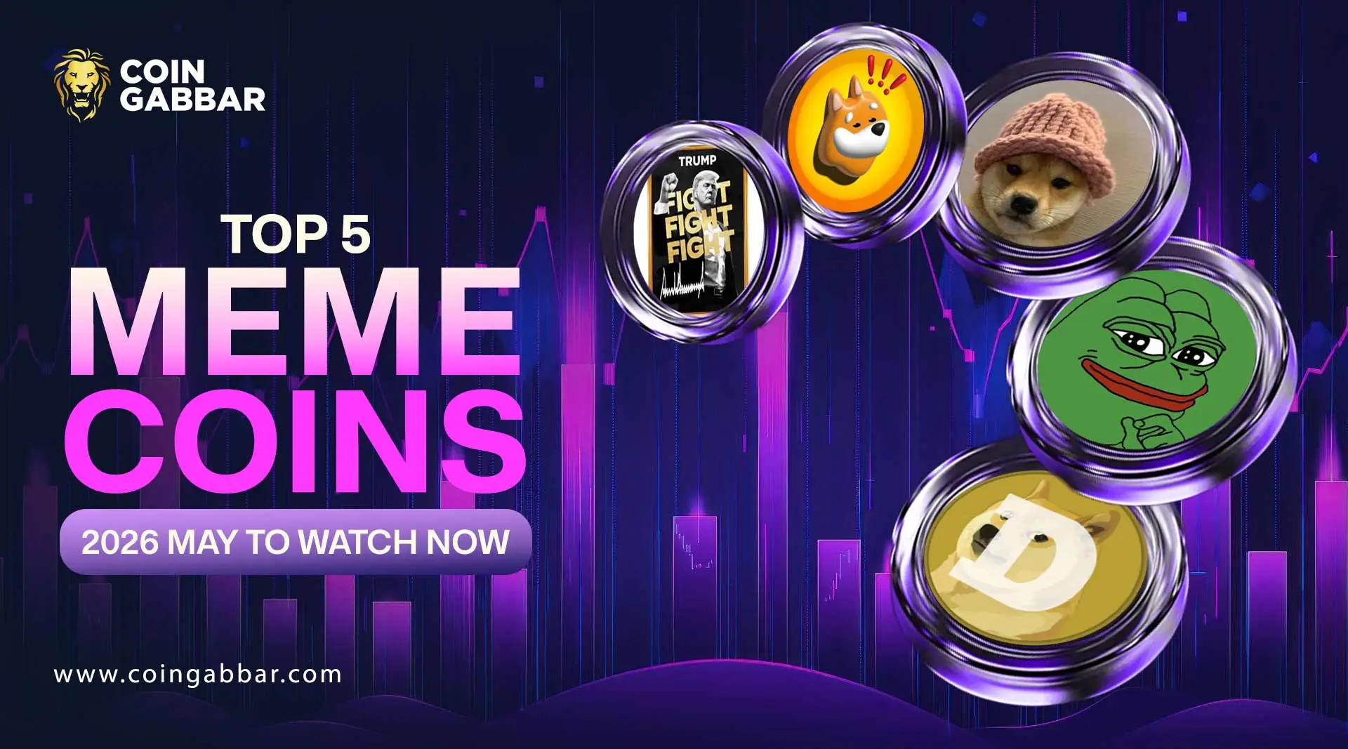 Top 5 Meme Coins to Watch in 2026: Is the Next 100x Coin in the Stock Market?