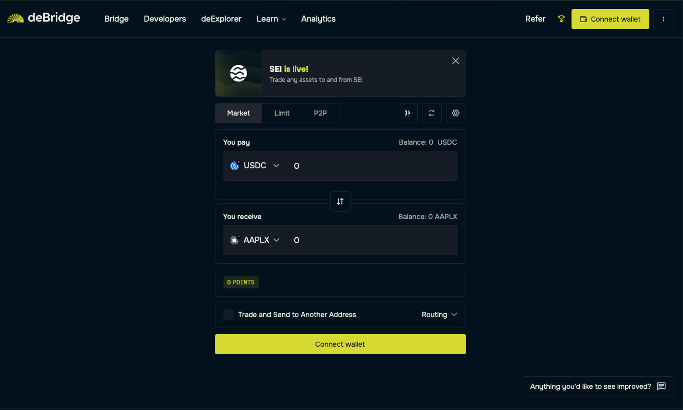 Dynamic dashboard interface displaying xSTOCKS tokenized stocks trading on Solana blockchain, featuring real-time digital assets and DeFi integrations without price charts.
