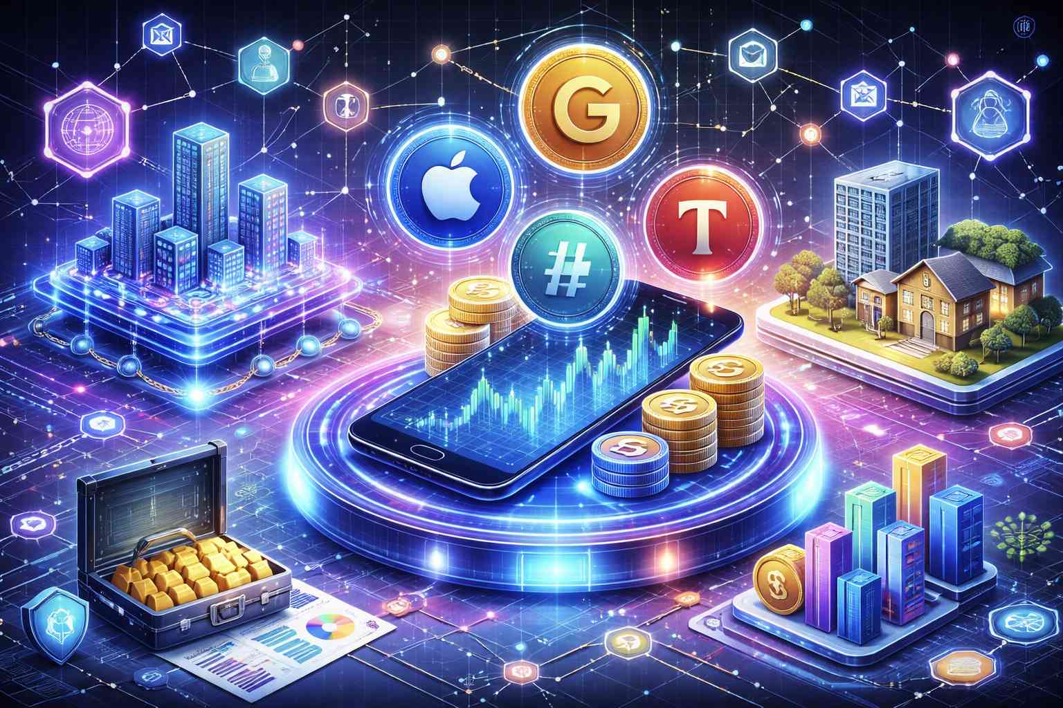 fractional share ownership icon tokenized stocks