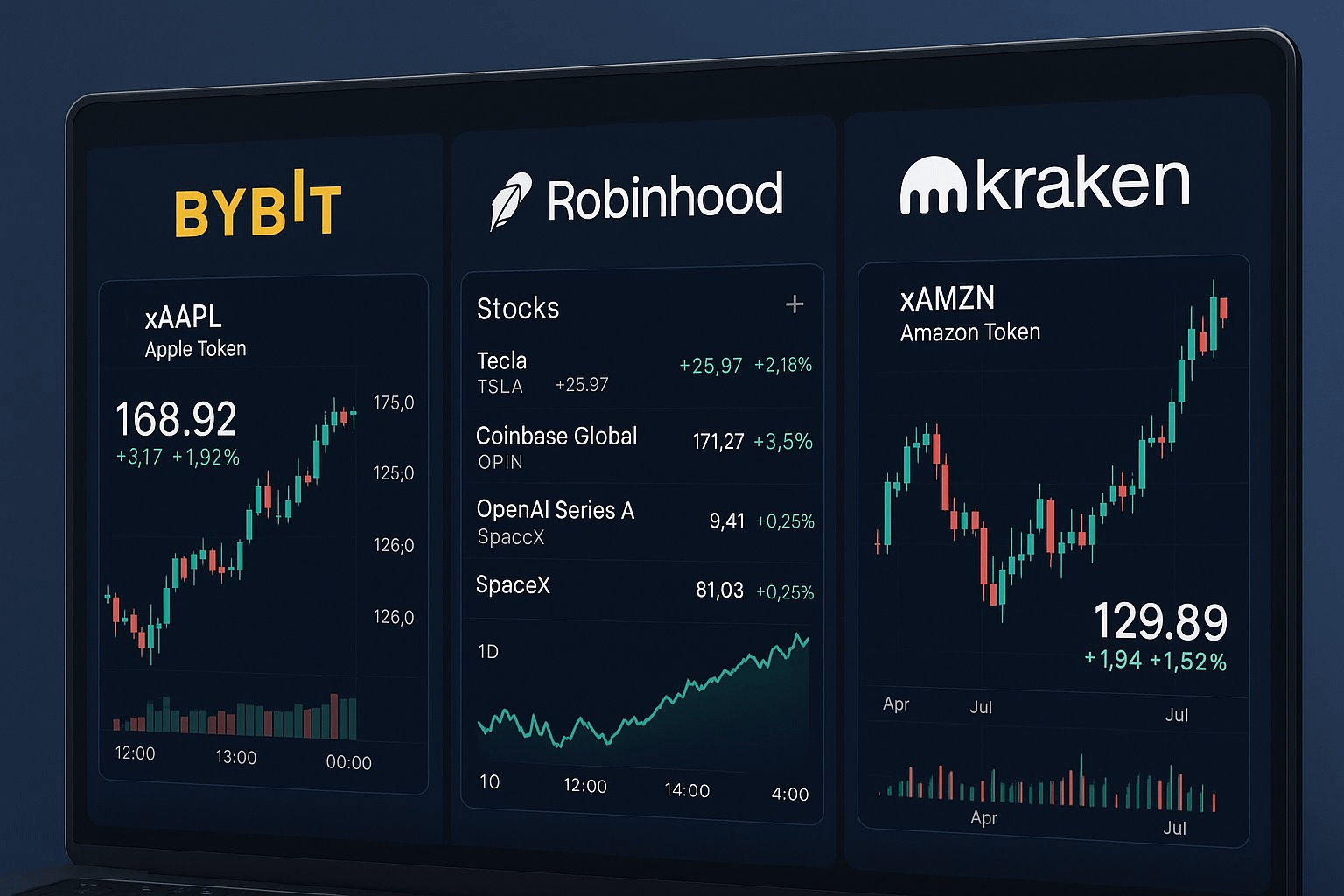 tokenized stocks in digital wallet