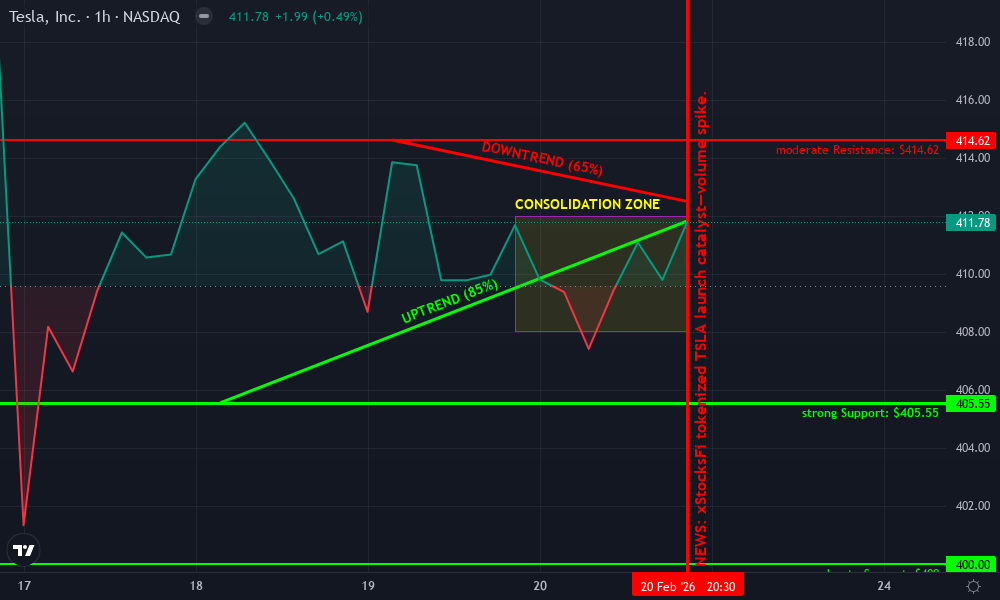 Tesla Inc. Technical Chart by Ethan Rivers