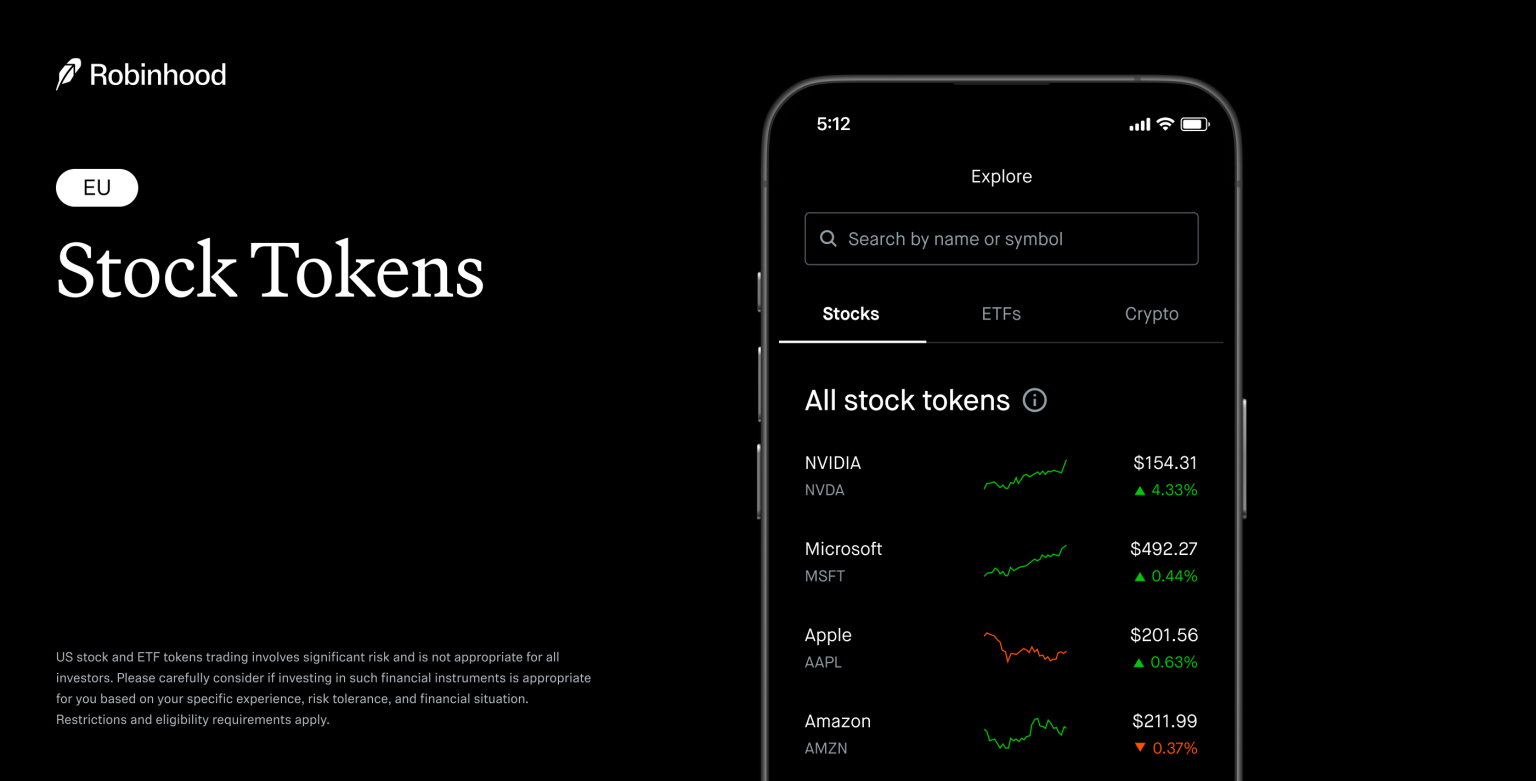 Robinhood EU tokenized stocks compliance